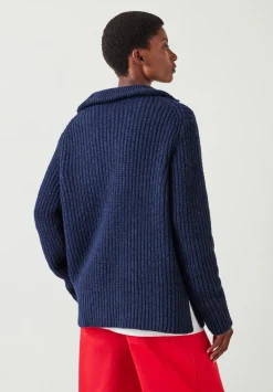 Ella Zip V Neck Jumper