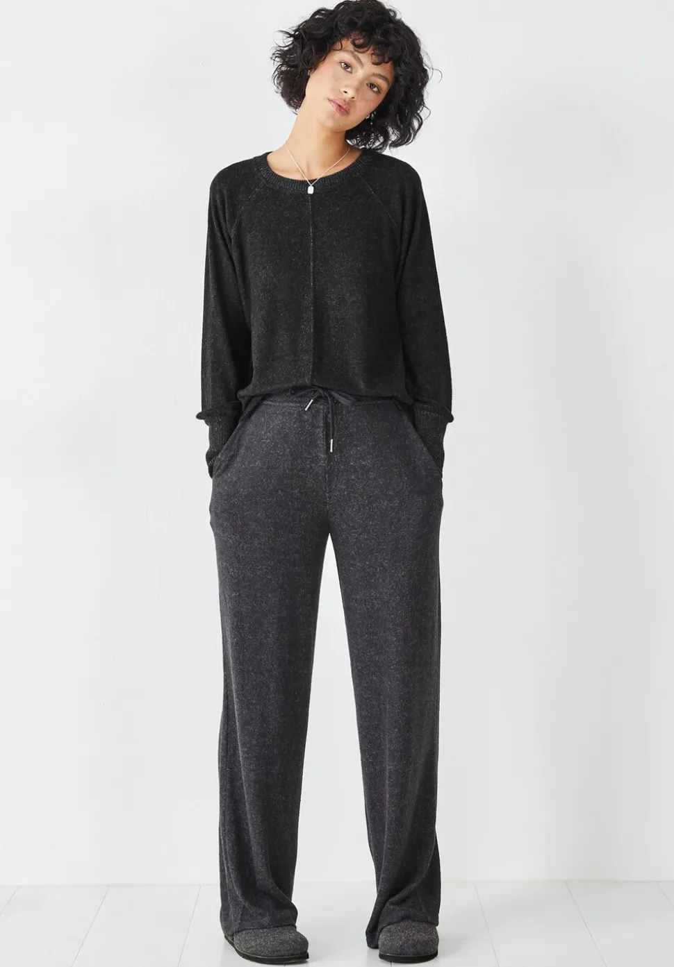Elle Supersoft Wide Leg Joggers
