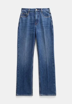 Elliot High Waisted Straight Jeans