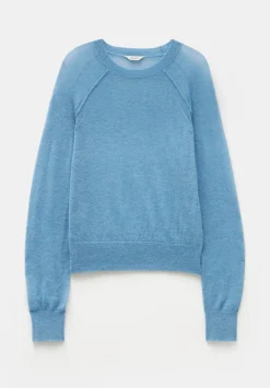 Elsie Gauzy Wool Blend Crew Jumper