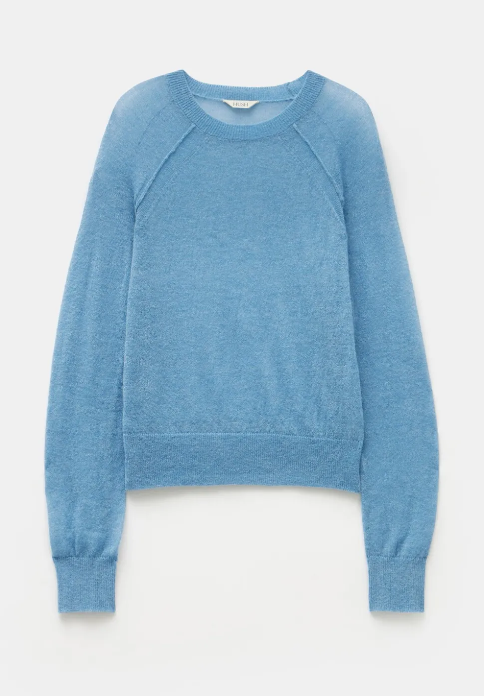 Elsie Gauzy Wool Blend Crew Jumper