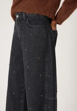 Embellished Bree Barrel Leg Jeans