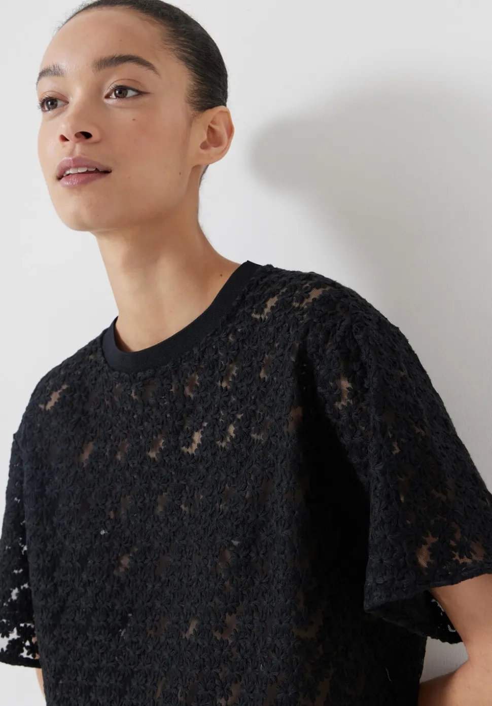 Embroidered Floral T-Shirt