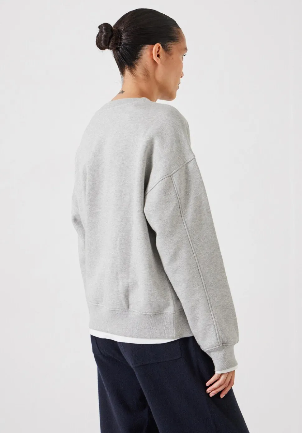 Embroidered Star Relaxed Sweatshirt