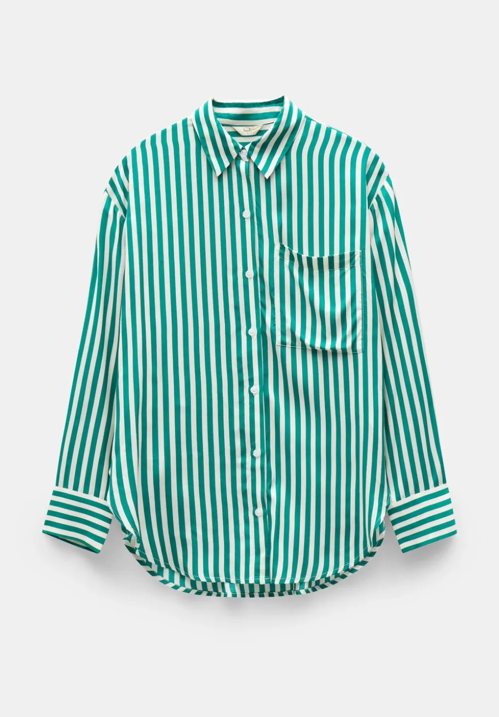 Emely Oversized Stripe Fluid Shirt