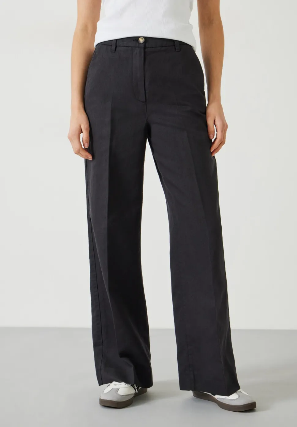 Emily Cotton Wide Leg Trousers