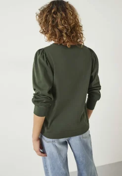 Emily Puff Sleeve Cotton Jersey Top
