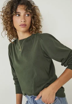 Emily Puff Sleeve Cotton Jersey Top