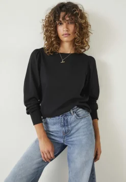 Emily Puff Sleeve Cotton Jersey Top