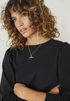 Emily Puff Sleeve Cotton Jersey Top