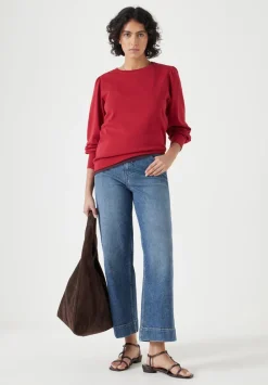 Emily Puff Sleeve Cotton Jersey Top