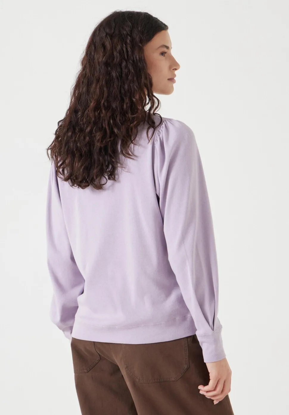 Emily Puff Sleeve Cotton Jersey Top