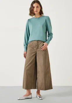 Emily Puff Sleeve Cotton Jersey Top