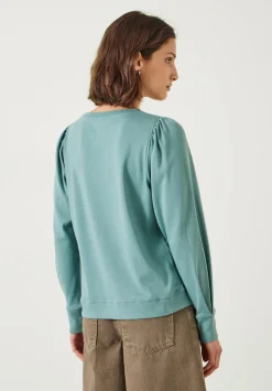 Emily Puff Sleeve Cotton Jersey Top