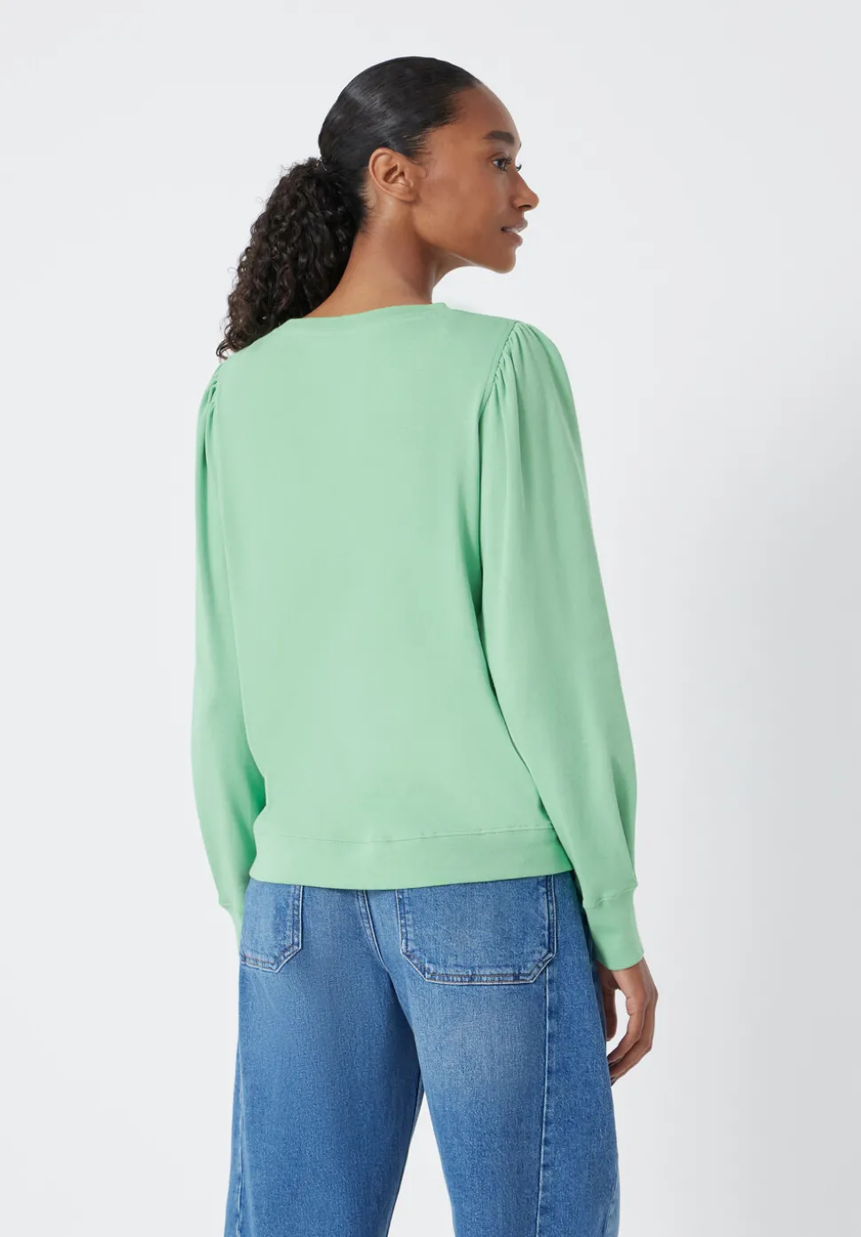 Emily Puff Sleeve Cotton Jersey Top