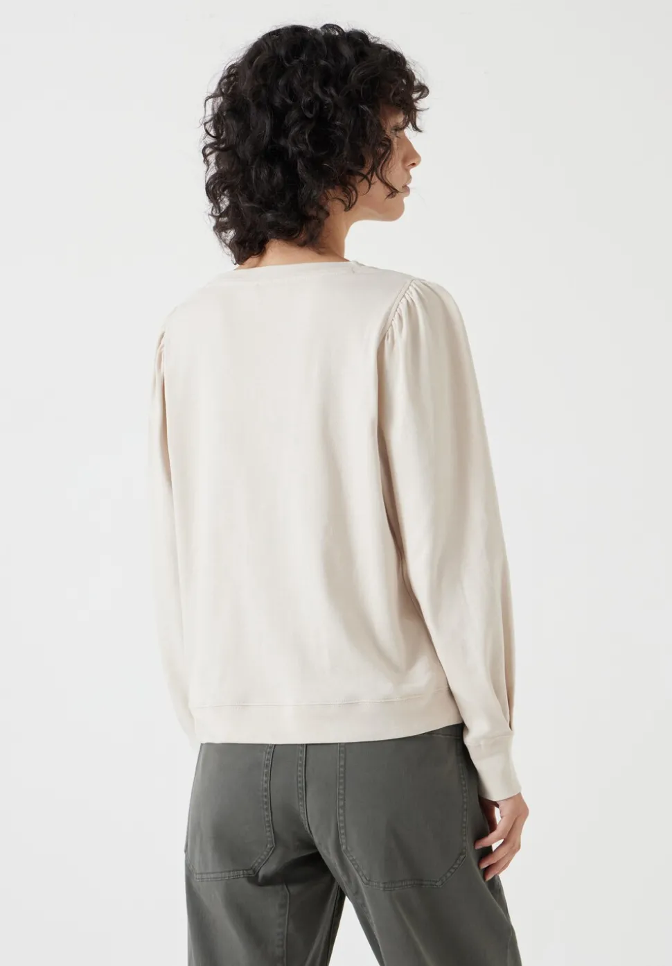 Emily Puff Sleeve Cotton Jersey Top