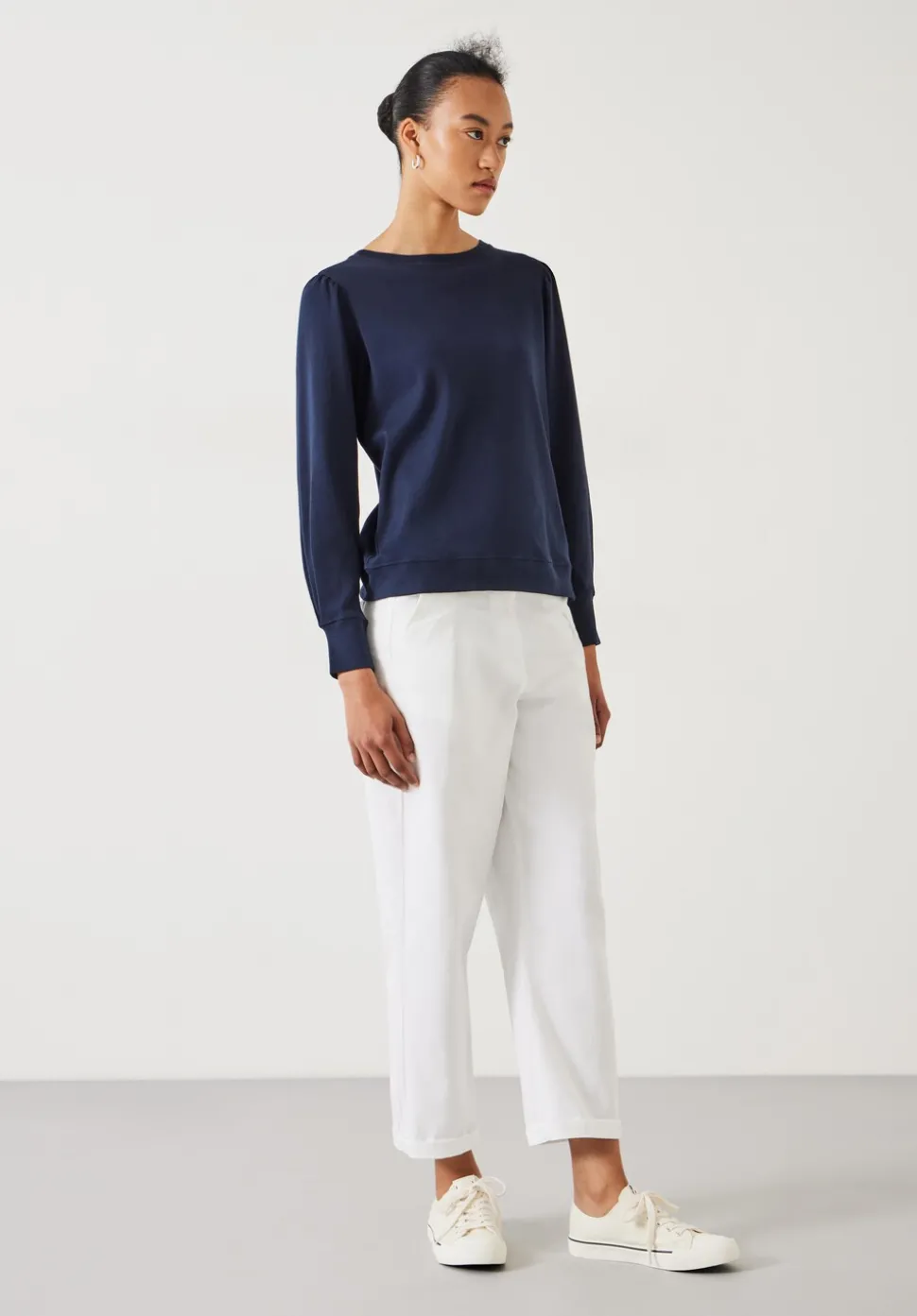 Emily Puff Sleeve Cotton Jersey Top