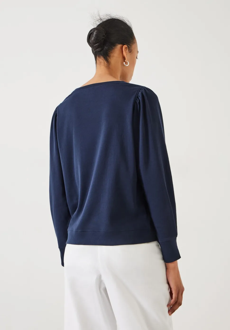 Emily Puff Sleeve Cotton Jersey Top