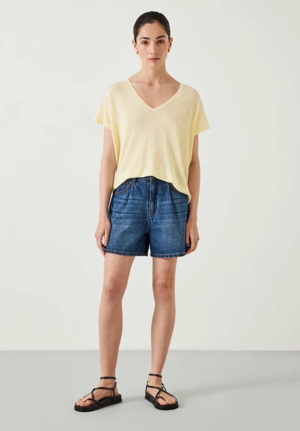 Emmerline Linen Blend Knitted Top