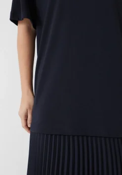 Esme Short Sleeve Pleated Midi Dress