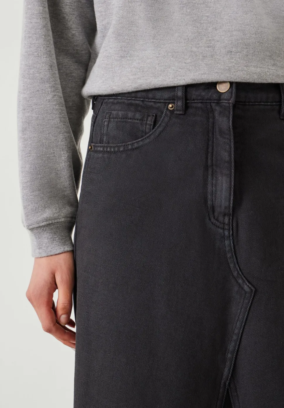 Eva Denim Maxi Skirt