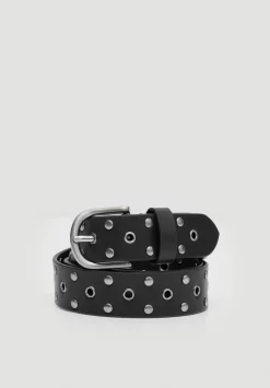 Eyelet Leather Belt