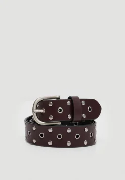 Eyelet Leather Belt