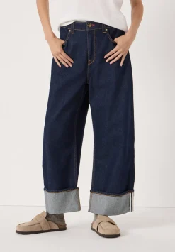 Faith Turn Up Barrel Leg Jeans