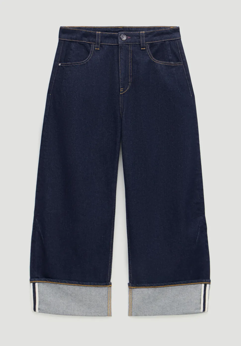 Faith Turn Up Barrel Leg Jeans