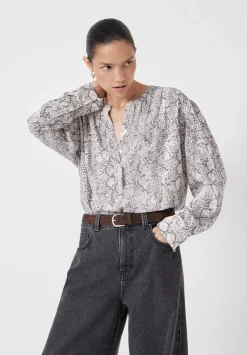 Fernanda Snake Printed Blouse