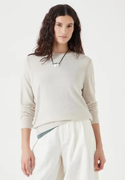 Fine Knit Wool Blend Jumper
