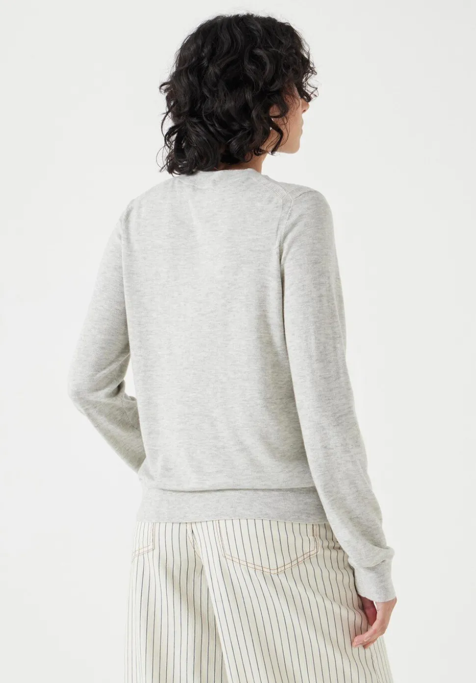 Fine Knit Wool Blend Jumper