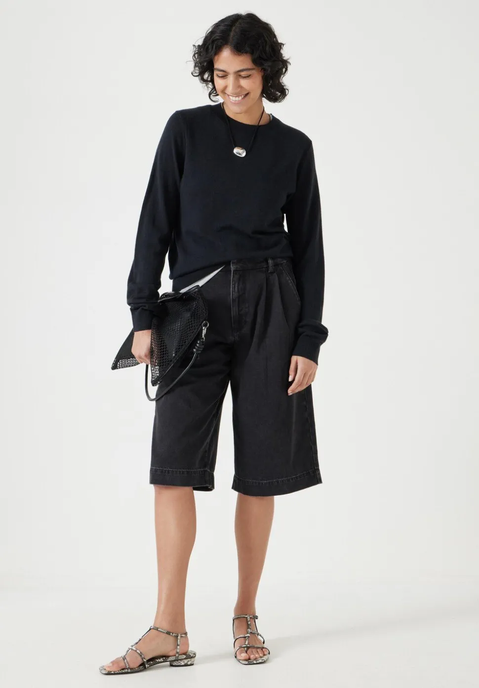 Fine Knit Wool Blend Jumper
