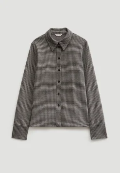 Fitted Check Jersey Shirt