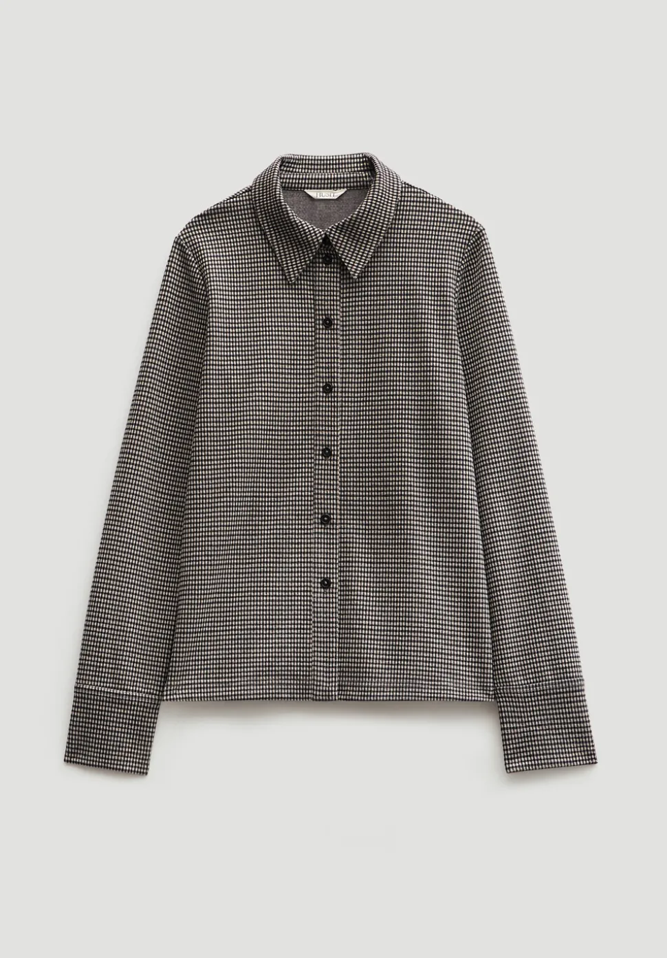 Fitted Check Jersey Shirt