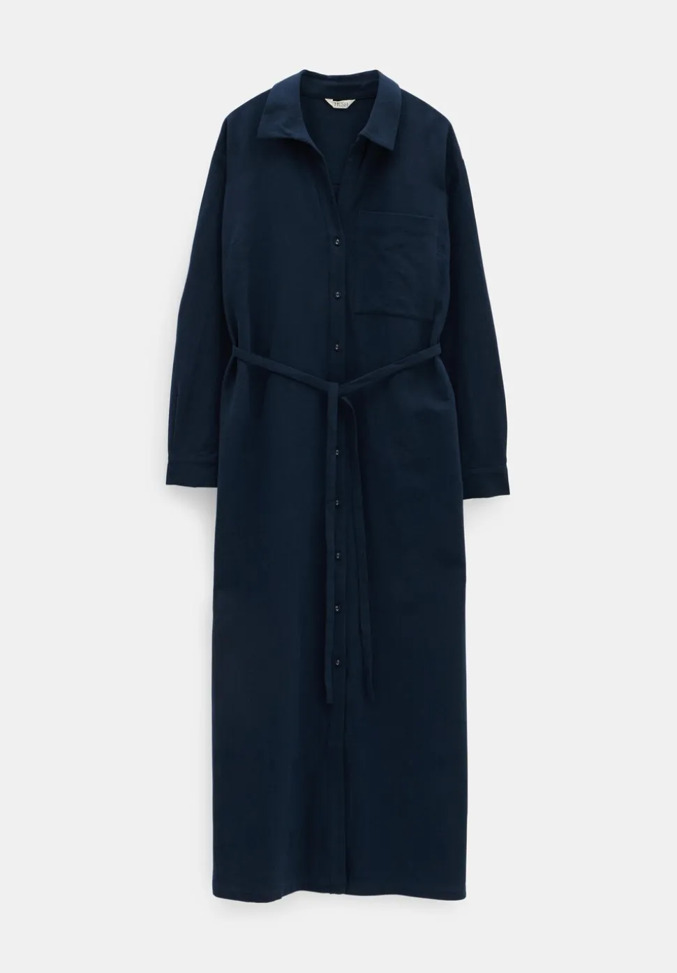 Florence Maxi Shirt Dress With Linen