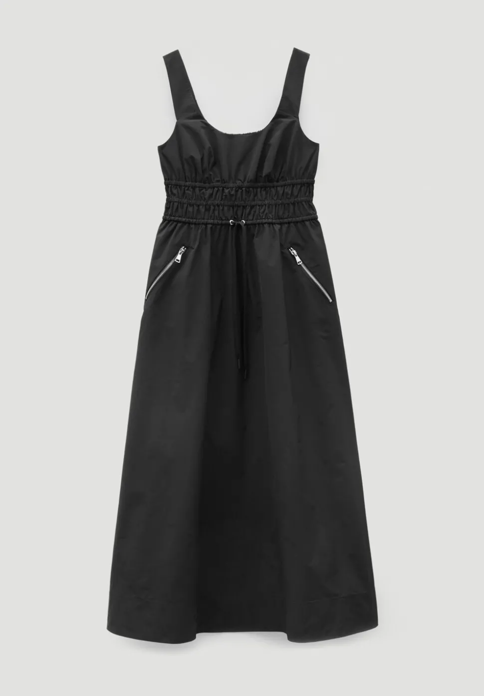 Gathered Waist Midi Dress