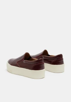 Gili Flatform Leather Trainers