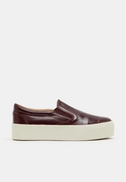 Gili Flatform Leather Trainers