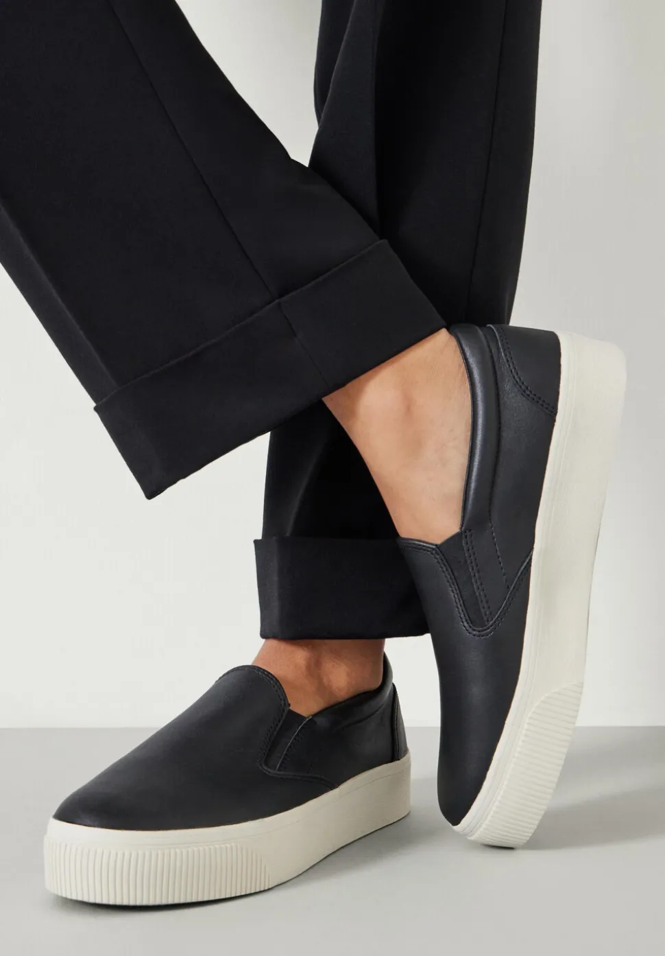 Gili Flatform Leather Trainers