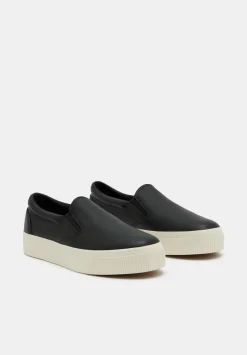 Gili Flatform Leather Trainers