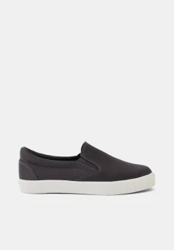 Gili Satin Slip On Trainers
