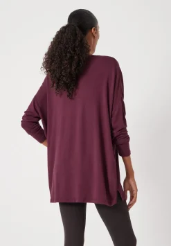 Gillian Wide Jersey V Neck Top