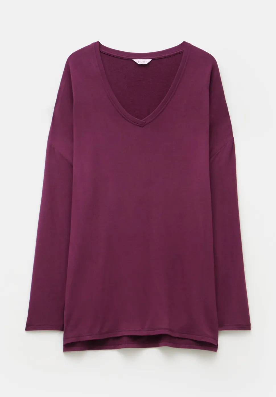 Gillian Wide Jersey V Neck Top