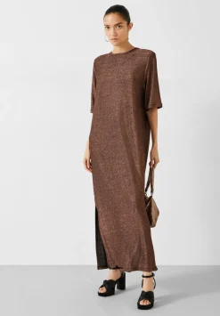 Glitter Maxi T-shirt Dress