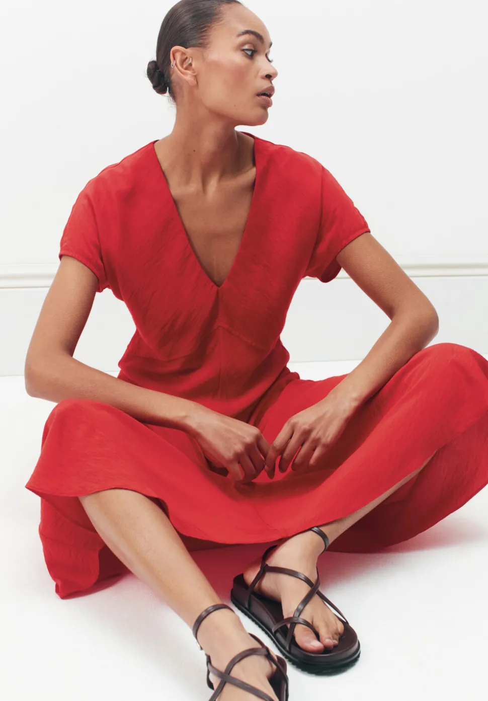 Grace Air Flow V-Neck Maxi Dress