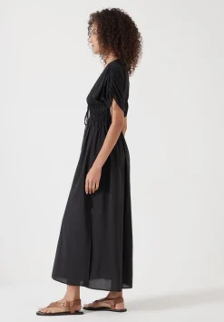 Grace Cotton Blend Midi Beach Dress