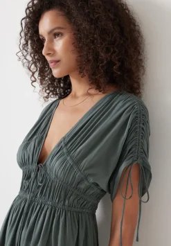 Grace Cotton Blend Mini Beach Dress