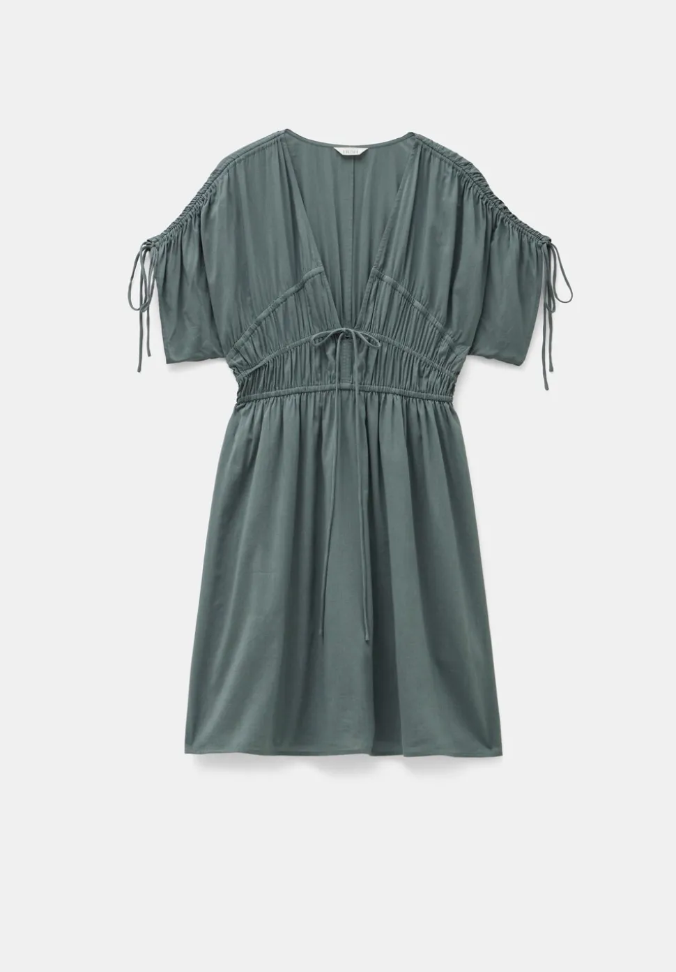Grace Cotton Blend Mini Beach Dress