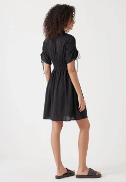Grace Cotton Blend Mini Beach Dress